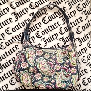 Vera Bradley navy blue with floral design! Willing To Negotiate.